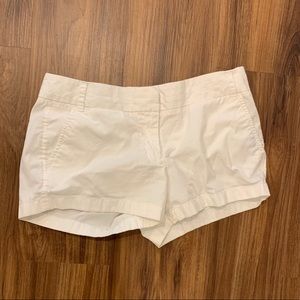 White JCrew Chino Shorts Size 6